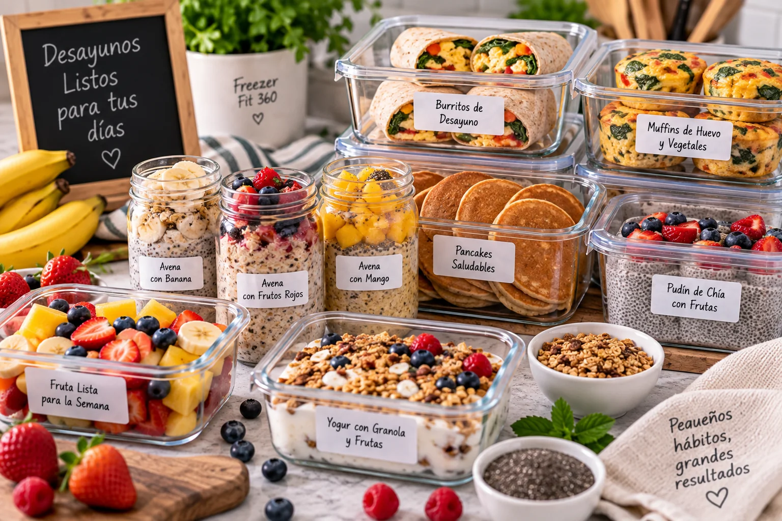 Desayunos que puedes preparar con anticipación