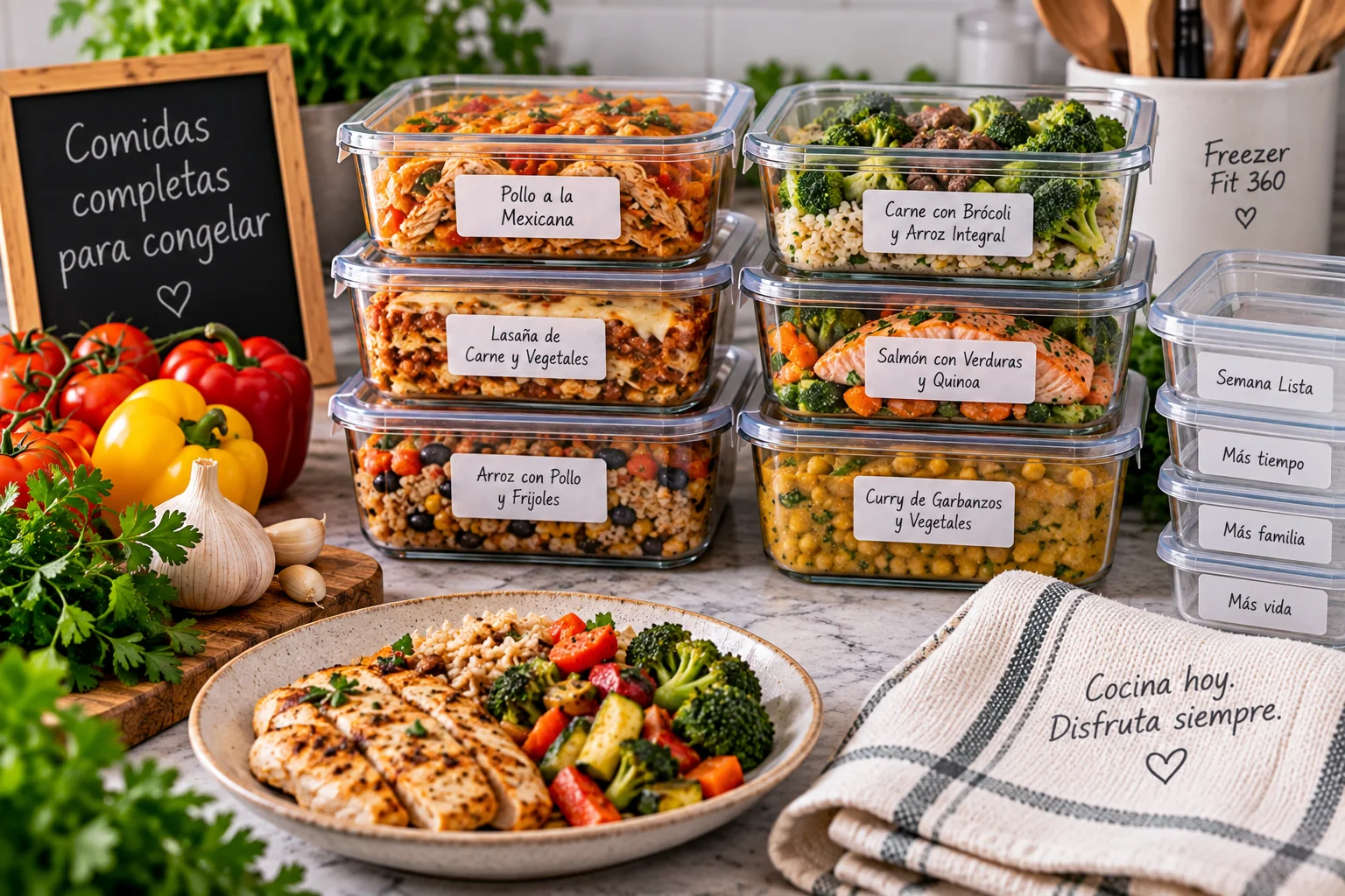 Comidas completas para congelar